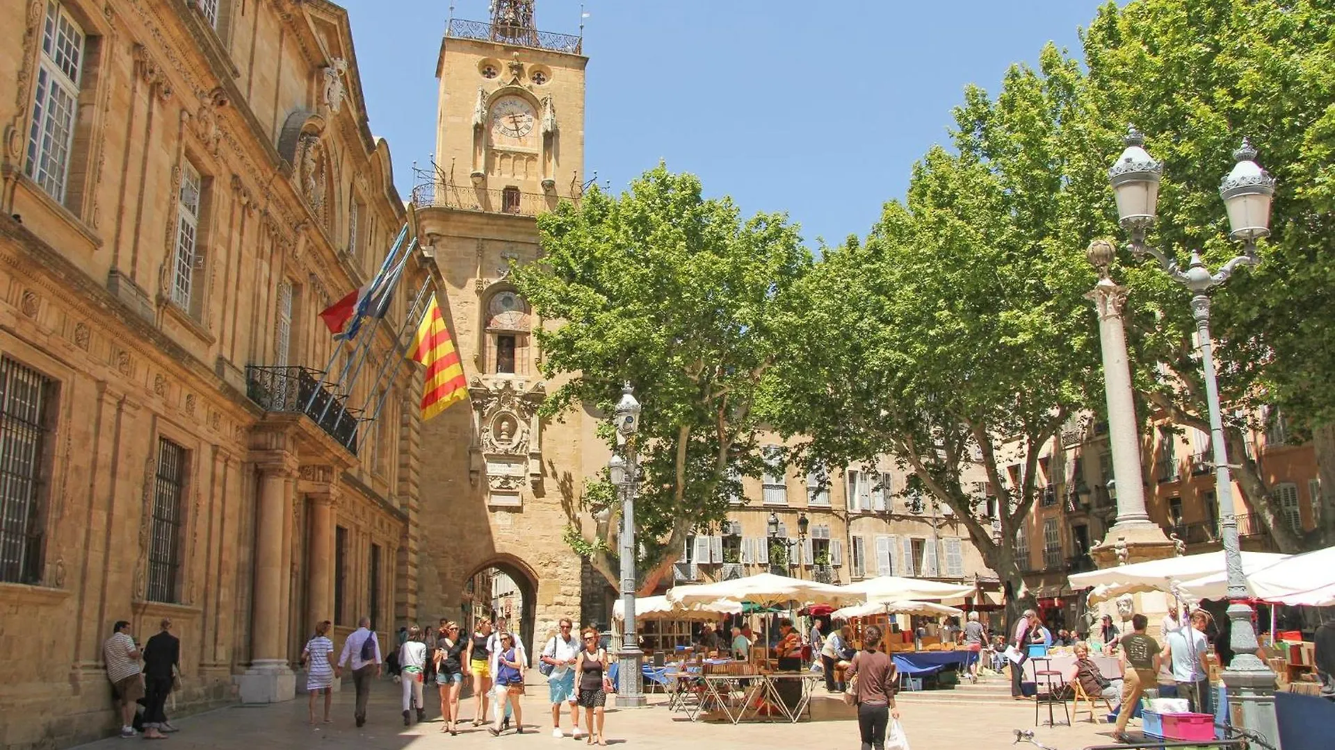 Apartmán Chez Male -Appartement Avec Grande Terrasse Et Parking Pres Du Parc Jourdan - Centre Ville Aix-en-Provence